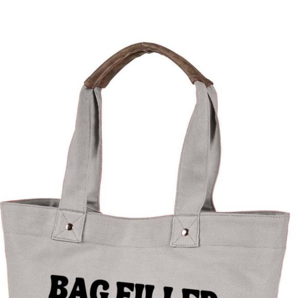 Bag filled with awesome crap quality canvas tote bag by Authentic pigment - Picture 2 of 5